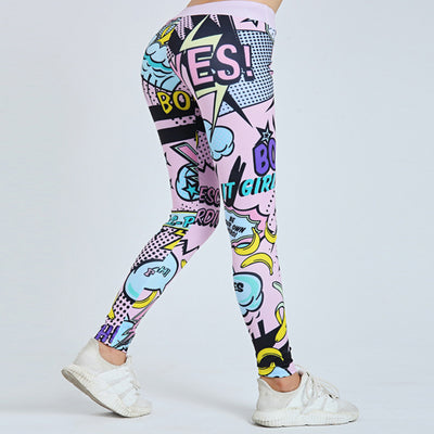 Mallas Capri de Yoga con Estampado Digital de Patrones Europeos y Americanos - Image 6