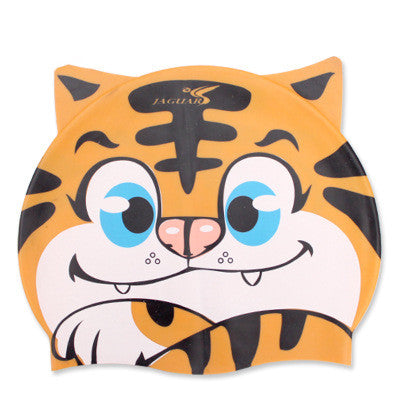 Gorro de Natación de Silicona para Niños con Dibujos Animados - Image 3