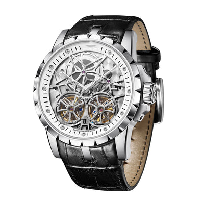 Reloj Mecánico Automático para Hombre con Diseño Calado - Image 10