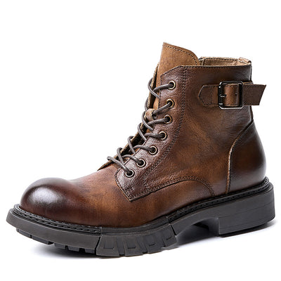 Botas de Trabajo Altas de Cuero para Motociclista - Image 13