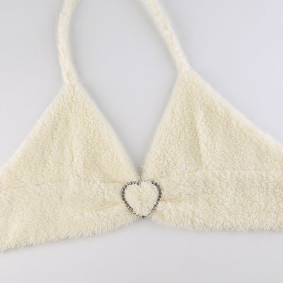 Camiseta Halter con Corazón de Diamante y Tirantes Ajustables - Image 8