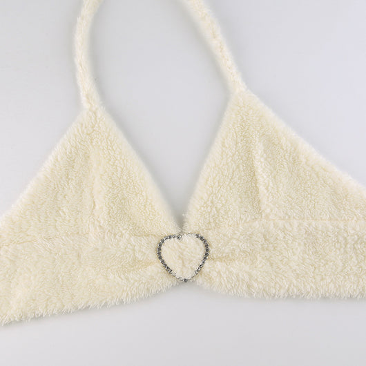 Camiseta Halter con Corazón de Diamante y Tirantes Ajustables - Image 8