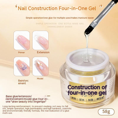 Gel Base Multiusos para Extensiones de Uñas con Moldeado Estructurado - Image 2