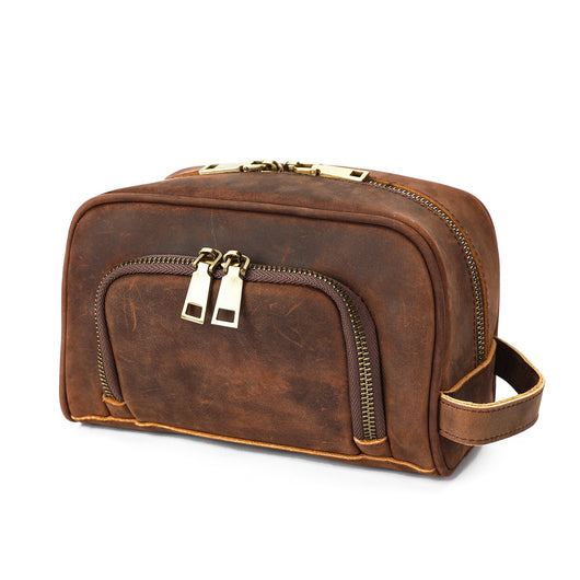 Bolso Retro Cuero Crazy Horse Neutro Multifuncional - Image 17