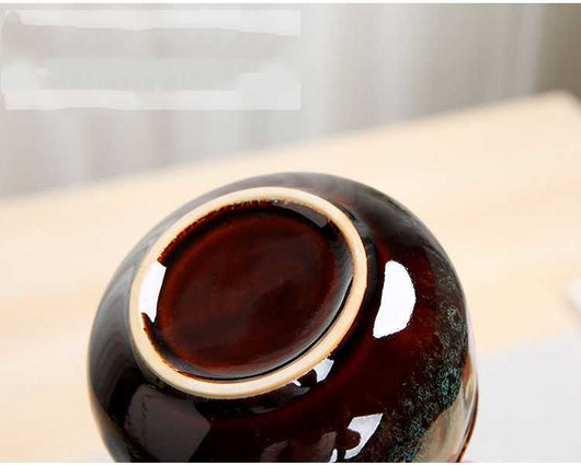 Recipiente de Té en Cerámica Artesanal con Caja de Madera - Image 12