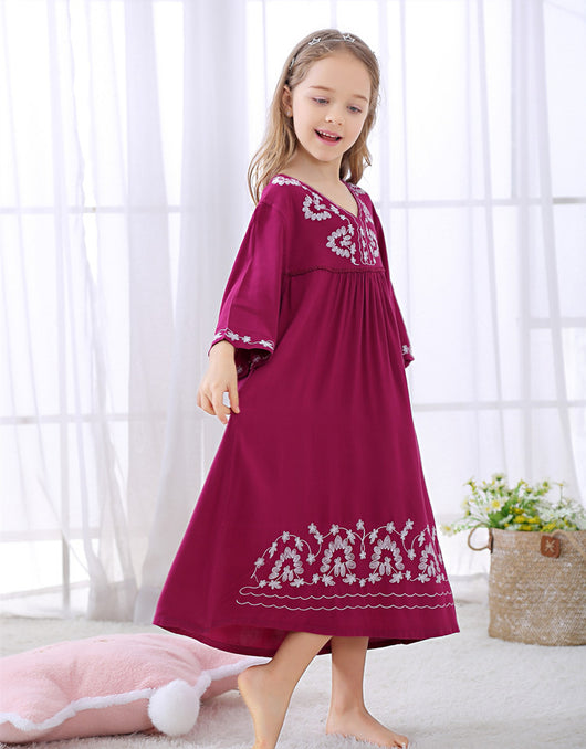Vestido de Algodón Suave con Bordado Computarizado - Image 6