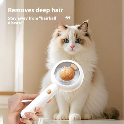 Peine Deslanador para Gatos de Acero Inoxidable - Eliminación de Pelo con Un Click - Image 3
