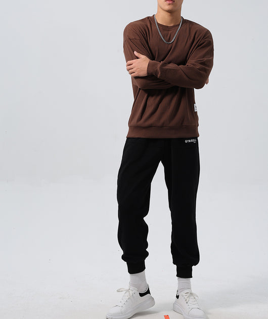 Sudadera Deportiva Jacquard con Rayas, Corte Relajado y Hombros Caídos - Image 19