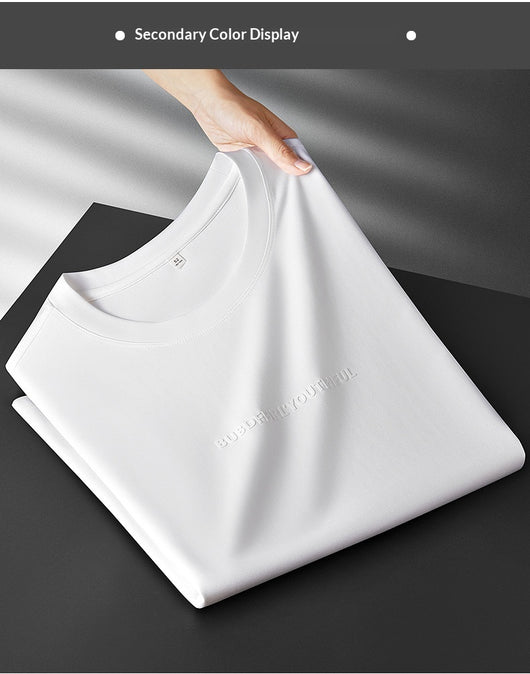 Playera de Seda de Hielo Modal - Comodidad Suave para Todo el Día - Image 15