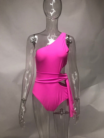 Traje de Baño de Una Manga con Control Abdominal - Image 13
