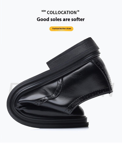 Zapatos de Cuero Oxford Estilo Británico para Hombre - Elegancia Profesional - Image 23