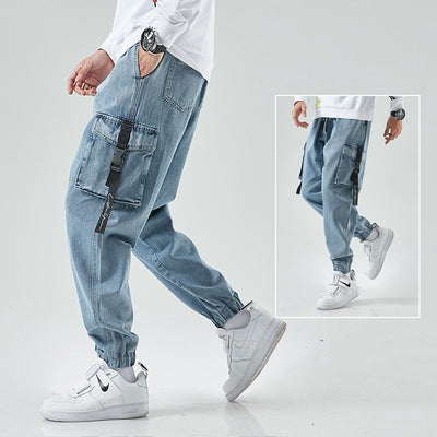 Pantalones Sueltos Estilo Coreano para Hombre - Diseño Moderno Primavera - Image 3