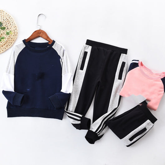 Conjunto de Pantalón y Playera de Algodón Peinado para Niños - Image 7