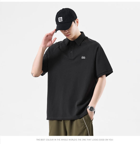 Polo Deconstruido con Costuras Americanas de Manga Corta para Hombre - Image 11