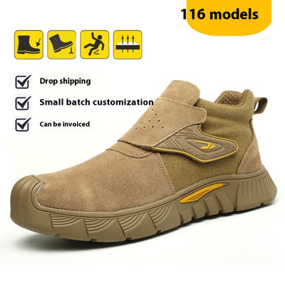 Botas de Seguridad para Soldadura de Caña Alta Antiaplastamiento y Antipunción para Todas las Estaciones - Image 5