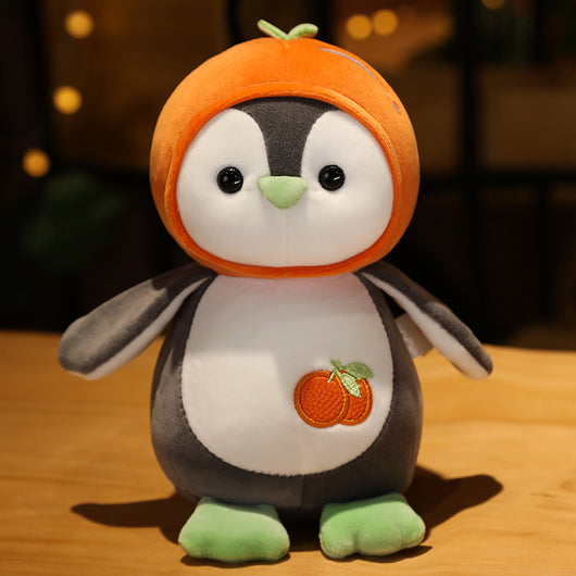 Almohada Grande Pingüino Frutal - Peluche Adorable - Image 3