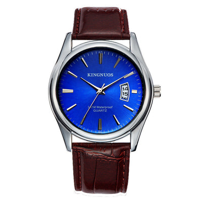 Reloj de Acero Inoxidable Resistente al Agua con Calendario para Hombre - Image 2