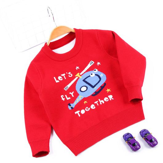 Suéter Infantil Helicóptero Jacquard Doble Dibujo - Image 15
