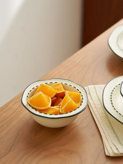 Tazón de Cerámica Blanca Premium para Mesa Moderna - Image 2