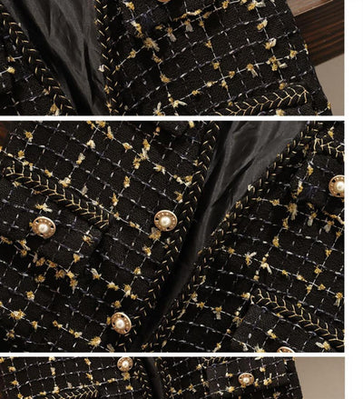Conjunto de Tres Piezas Chaleco Occidental Delgado para Tallas Grandes - Image 13