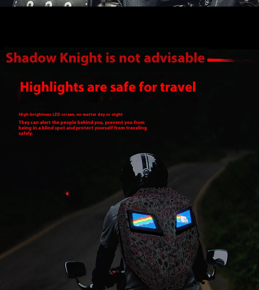 Casco Moto LED Personalizable Impermeable con Patrón Luminoso - Image 25