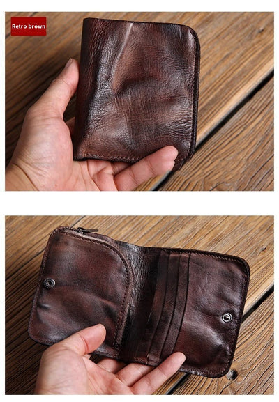 Billetera Vertical Retro para Hombre - Diseño Minimalista Ejecutivo - Image 15