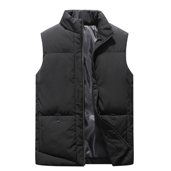 Chaleco Casual de Algodón para Hombre - Abrigo Otoñal