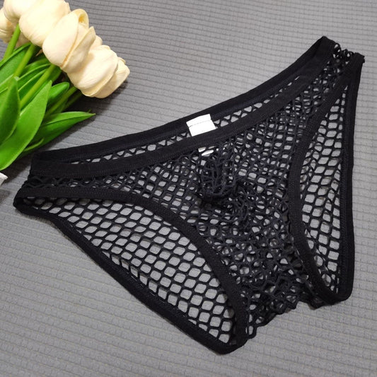 Slip de Malla Atrevido para Hombre - Diseño Sensual Discoteca