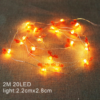 Luces LED Decorativas Navideñas - Guirnalda Multiusos Santa, Copos de Nieve y Fantasmas - Image 33