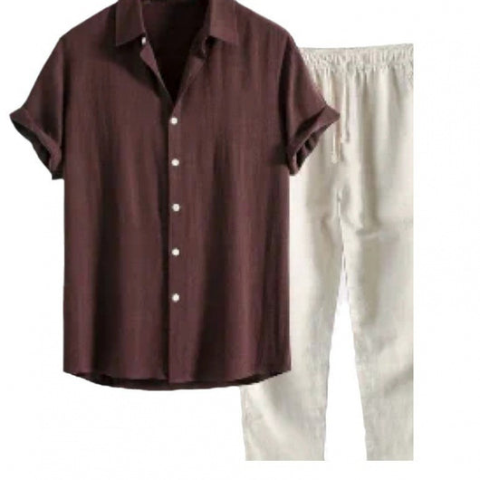Conjunto Casual Hombre: Camisa Suelta y Pantalón Cómodo - Image 5