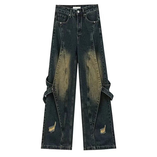 Jeans Vintage Desgastado Estilo High Street para Hombre - Image 4