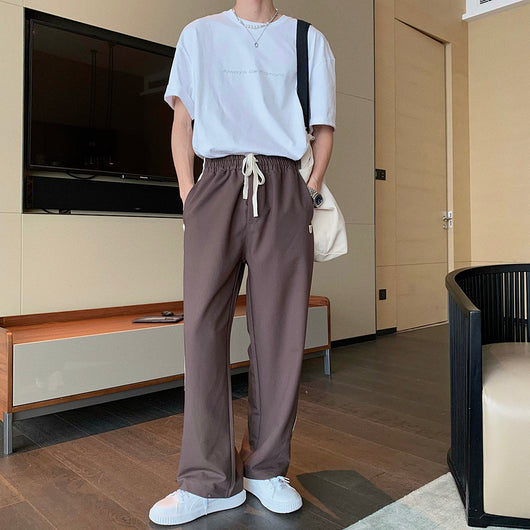 Conjunto de Dos Piezas: Cardigan Liso y Pantalón Casual para Hombre - Image 5
