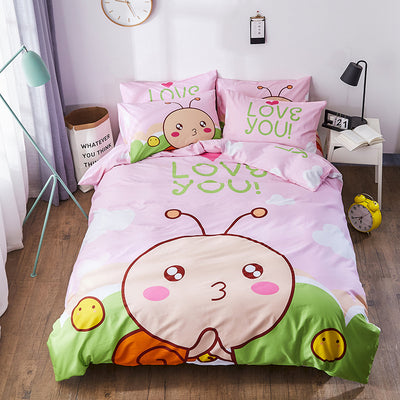 Ropa de Cama Infantil de Algodón con Diseños Animados - Image 47