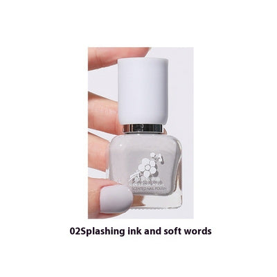 Esmalte de Uñas Blanco Secado Rápido a Base de Agua - Larga Duración sin Horno - Image 6