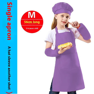 Uniforme de Chef y Delantal para Niños - Traje de Cocinero Infantil Personalizable - Image 4