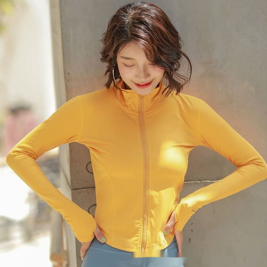 Chaqueta Deportiva de Yoga Ajustada para Mujer de Secado Rápido - Image 7