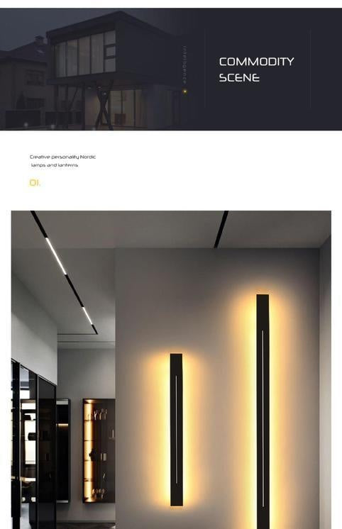 Luces LED Lineales para Exteriores - Iluminación Moderna para Muros y Portones - Image 7
