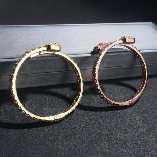 Pulsera de Plata S925 con Moissanita Cuadrada
