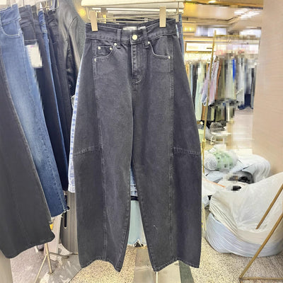 Pantalones Baggy Denim Lavado Banana Estilo Coreano - Image 3