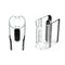 Portable Suction Hair Clip 1 Pieza