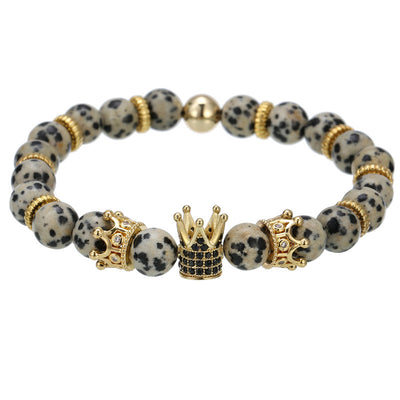 Pulsera Hexagonal para Hombre con Circonitas Incrustadas y Diseño de Corona - Image 22