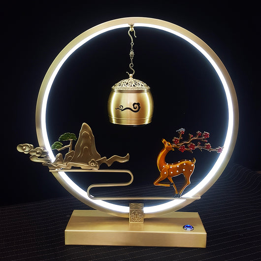 Artesanía de Cobre China con Luz, Sonido y Aromaterapia - Image 2