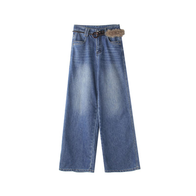 Jeans Rectos Elegantes para Mujer con Cinturón Incluido - Image 6