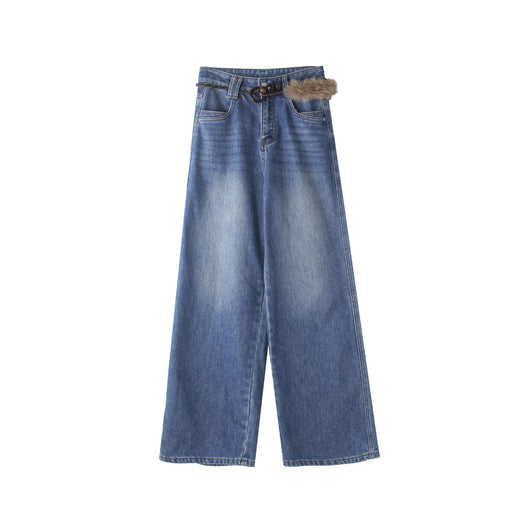 Jeans Rectos Elegantes para Mujer con Cinturón Incluido - Image 6