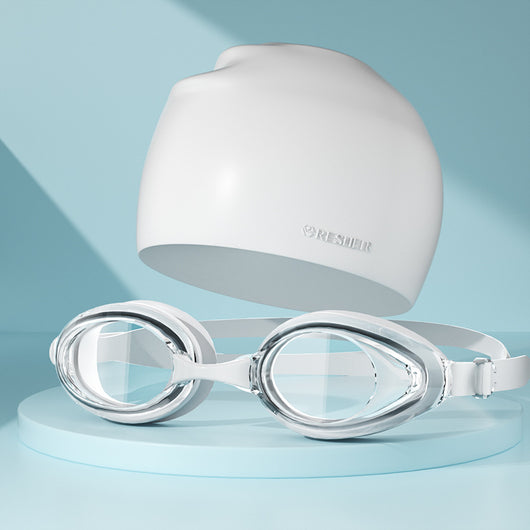 Gafas de Natación HD Anti-Empaño con Gorro - Marco Grande Impermeable - Image 13