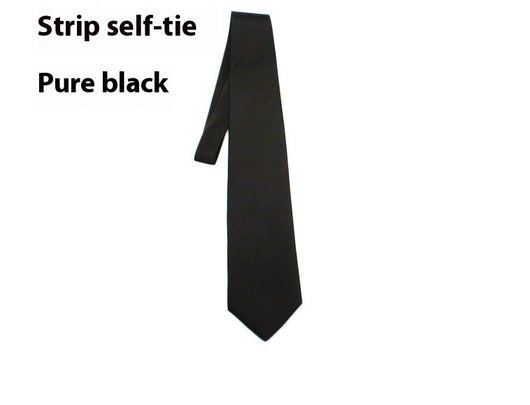 Corbata Negra 8cm para Hombre - Elegancia Profesional y Formal - Image 7