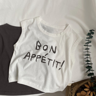 Chaleco Infantil Estampado con Letras - Top Suelto y Cómodo para Niños y Niñas - Image 6