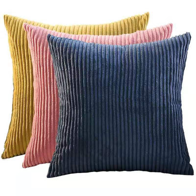 Funda de Almohada Cojín Nórdico de Pana Liso para Sofá, Dormitorio y Oficina - Image 14