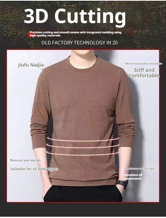 Suéter Cuello Redondo Hombre Doble Cara Polar Manga Larga - Image 9