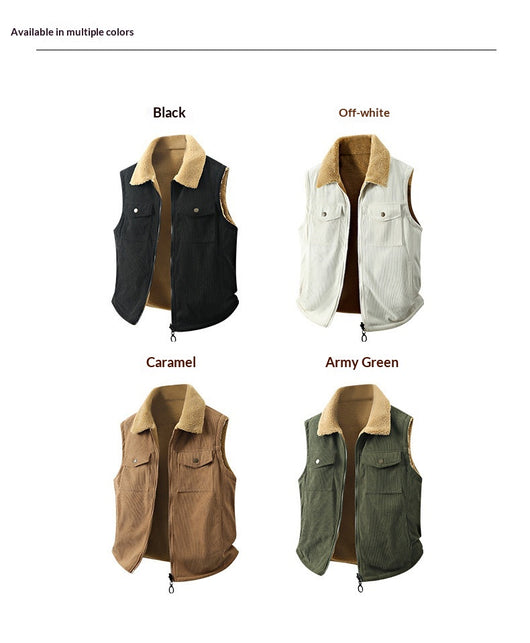 Chaleco Térmico Reversible Acolchado de Algodón Jacquard Hombre - Image 20